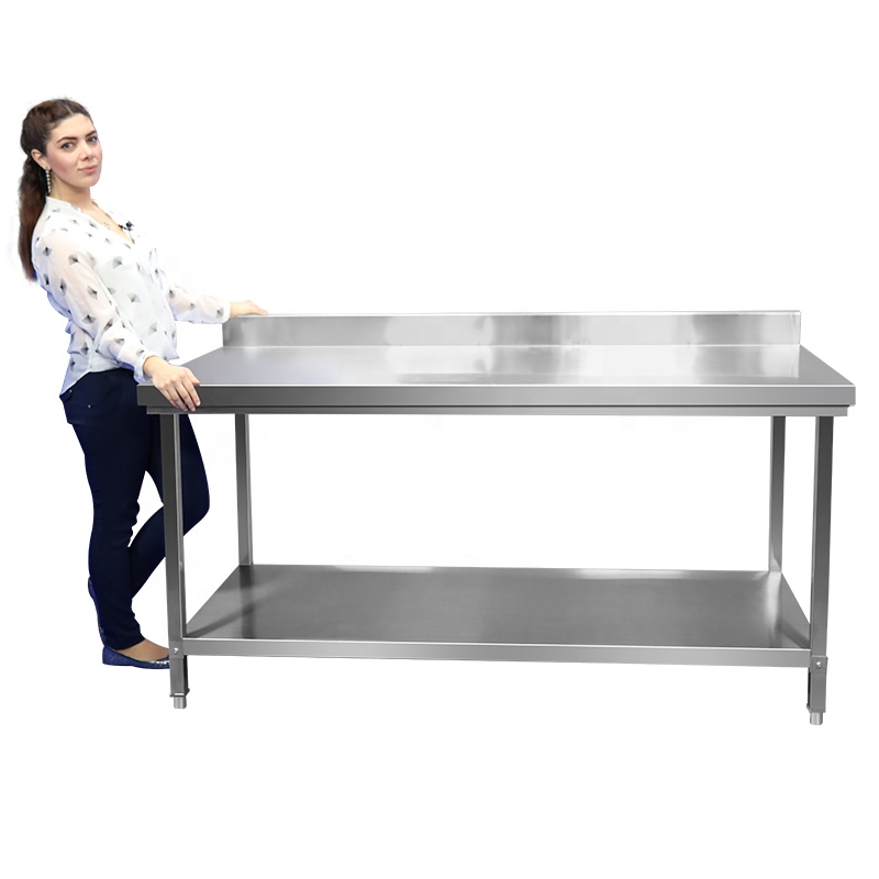 Commercial Kitchen Bench - High Quality Heavy Dining Room Stainless