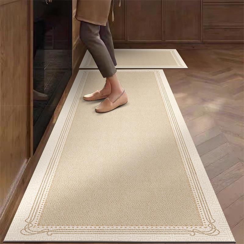 Commercial Kitchen Vinyl Flooring - Kitchen Rug Pvc Waterproof Leather Carpet