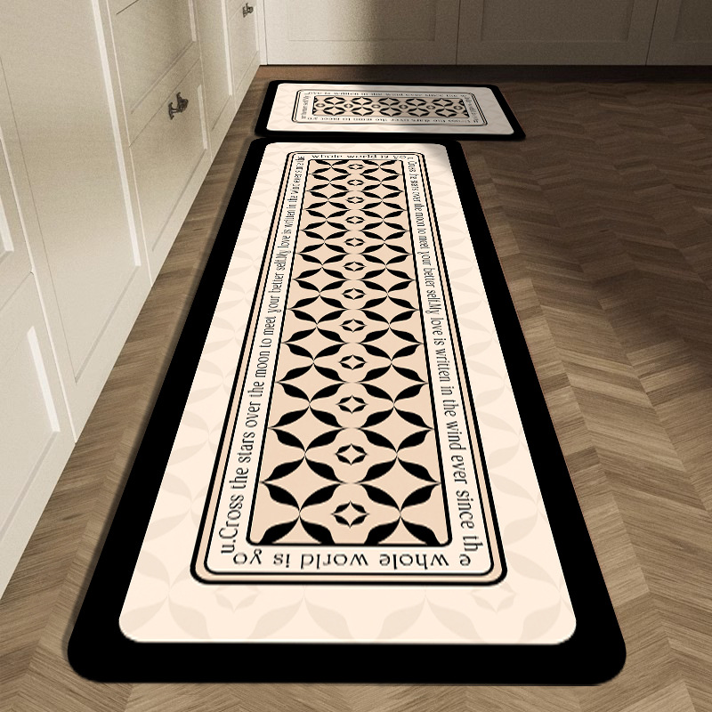 Black White Geometric Tile Kit - Commercial Kitchen Tile 评论和价格