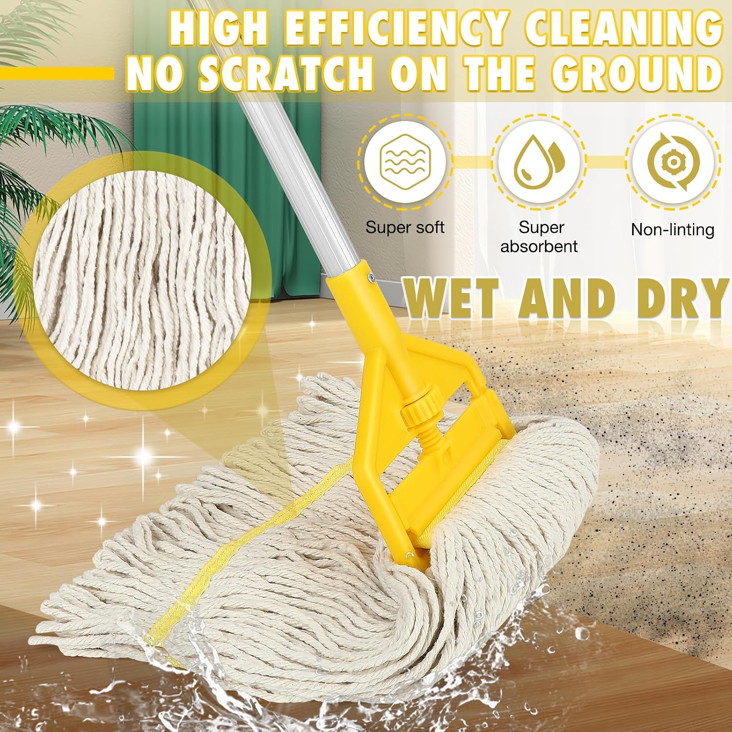 Commercial Mop Heavy Duty Indu - Commercial Kitchen Tile 评论和价格