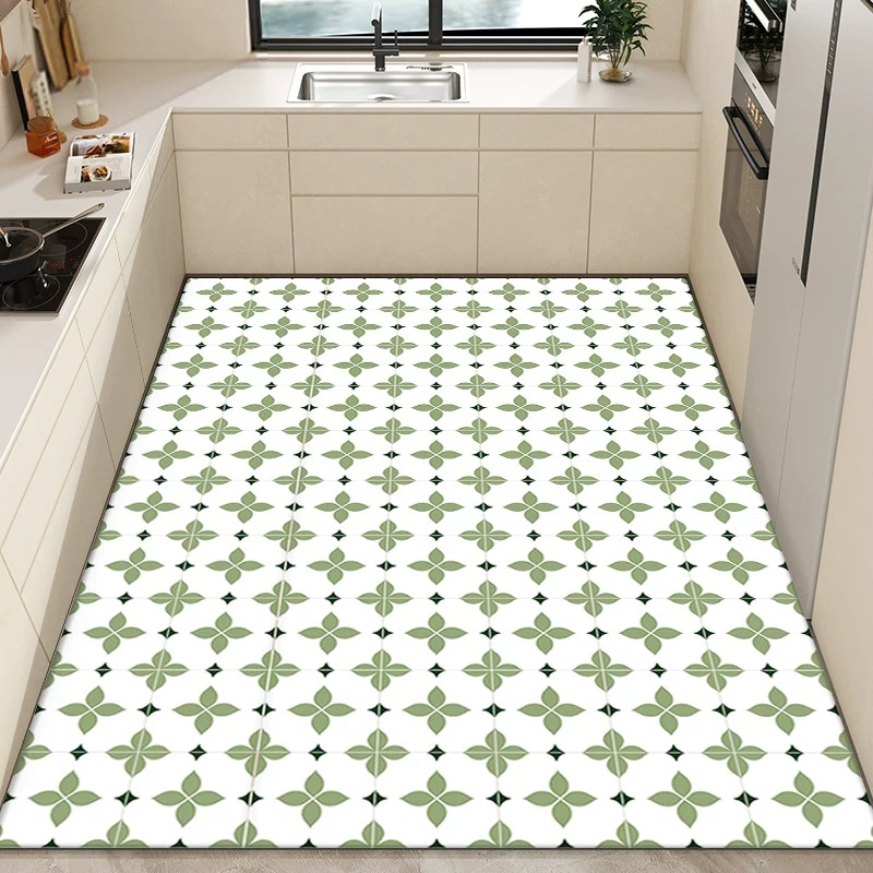 Kitchen Carpet PVC Waterproof  - Commercial Kitchen Tile 评论和价格