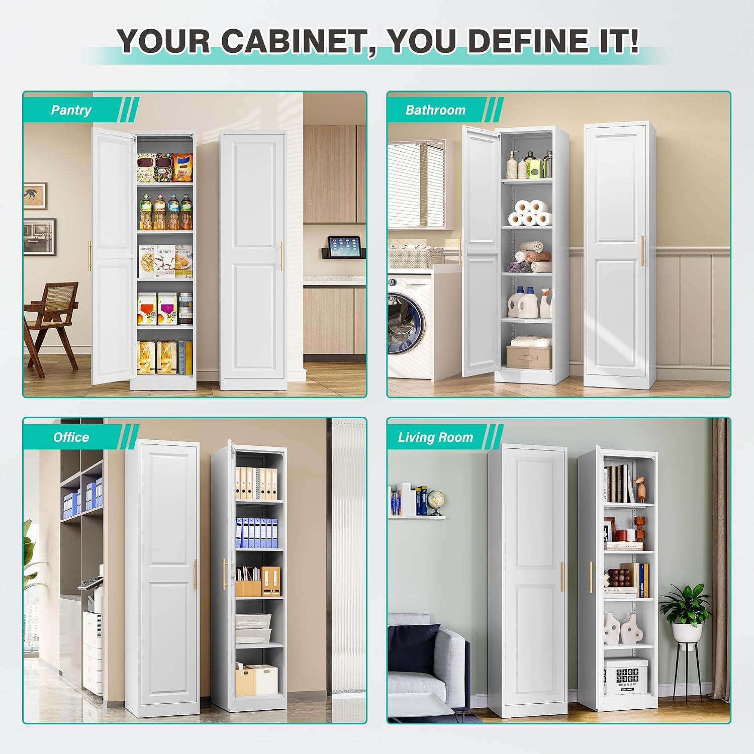 Tall Narrow Storage Cabinet Wi - Commercial Kitchen Organization 评论和价格