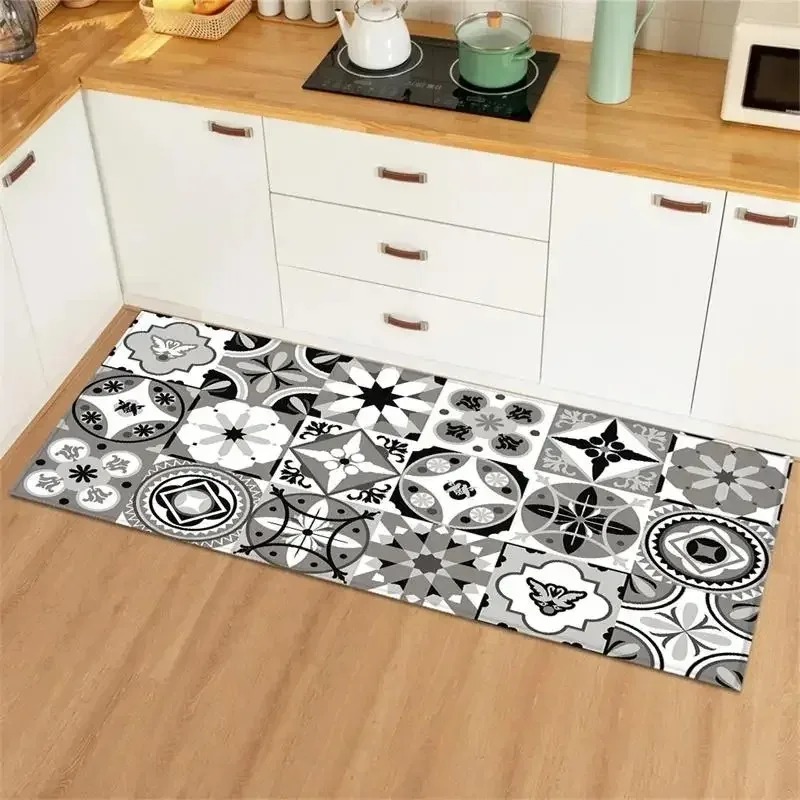 Blue Yellow Vintage Tile Colla - Commercial Kitchen Tile 评论和价格