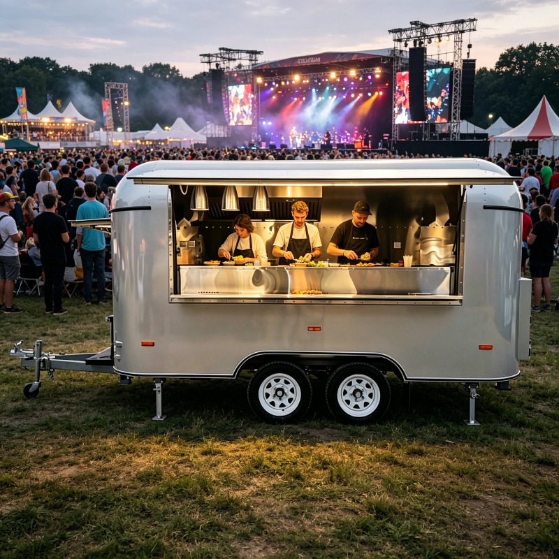 Stainless Steel Food Trailer M - Commercial Kitchen Layouts 评论和价格