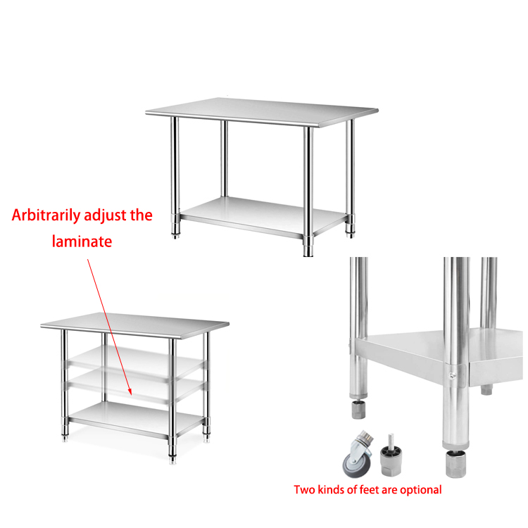 201/304 Adjustable Height Stai - Commercial Kitchen Bench 评论和价格