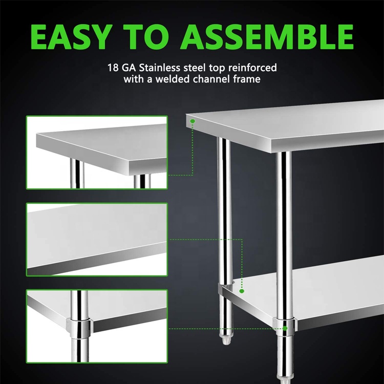 201/304 Adjustable Height Stai - Commercial Kitchen Bench 评论和价格