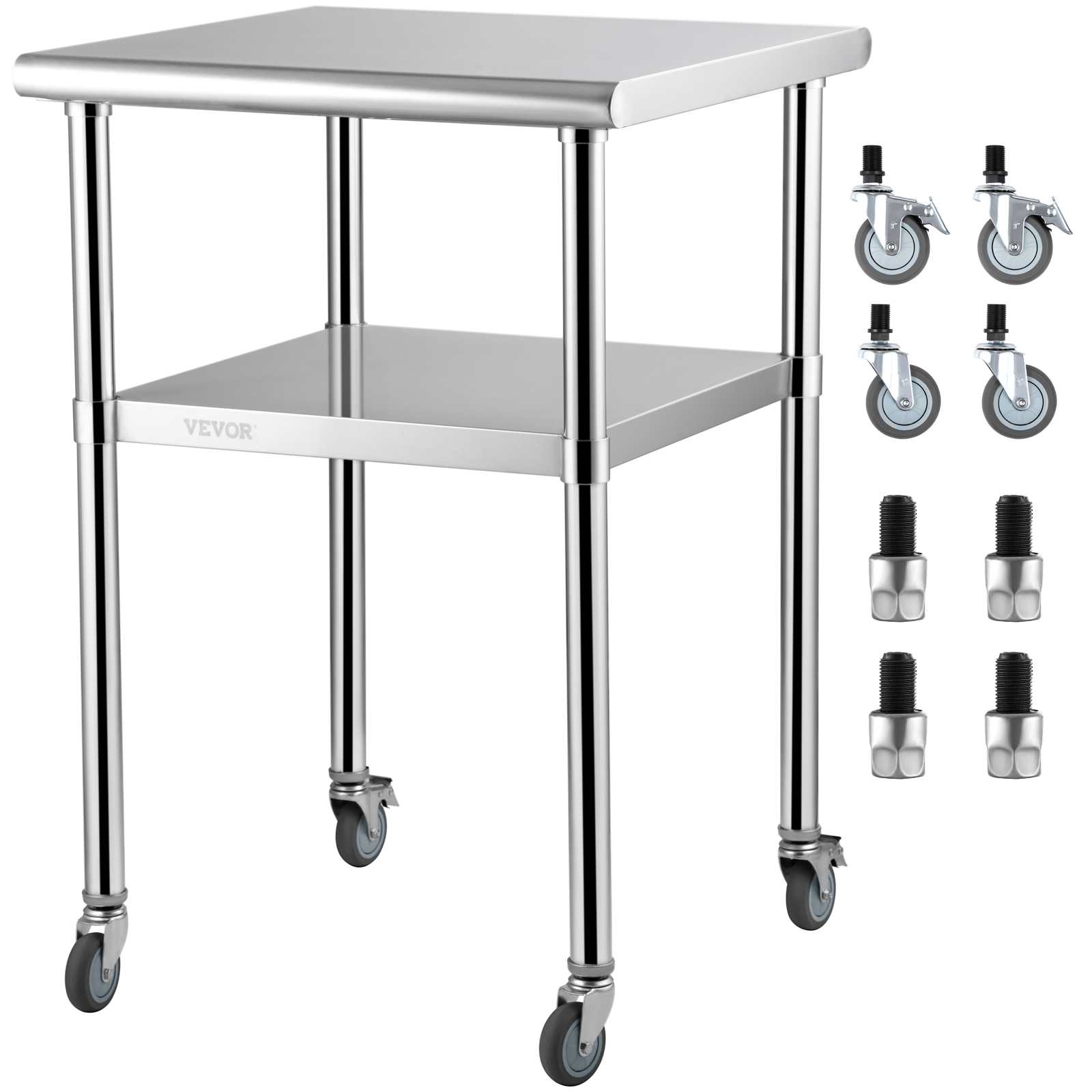 24 x 24 in Stainless Steel Kit - Commercial Kitchen Bench 评论和价格