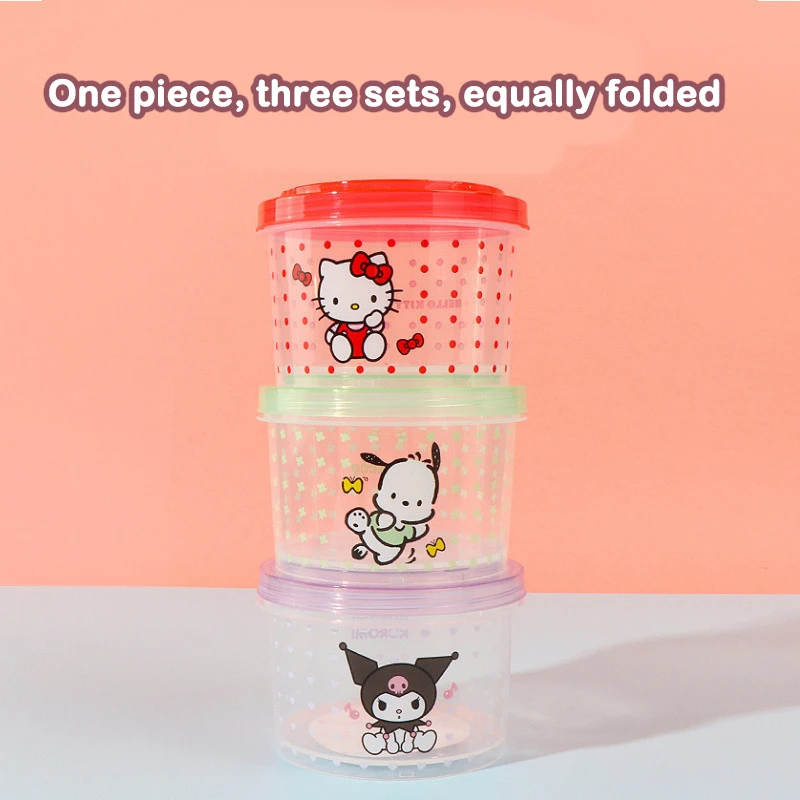 Kitty Bento Box Set 3 Pieces C - Commercial Kitchen Organization 评论和价格